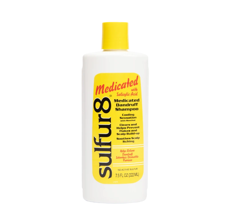 New Medicated Dandruff Shampoo with Salicylic Acid by Sulfur8.